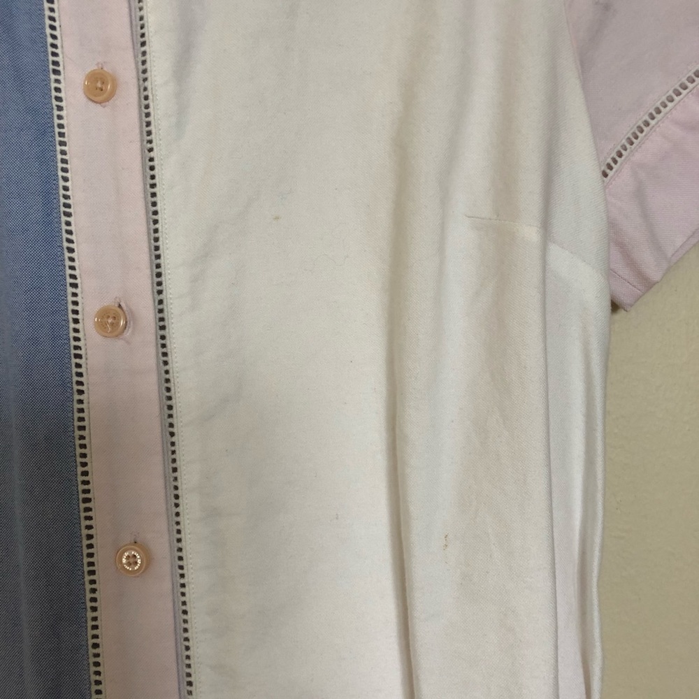 NWT. Kate Spade Broome Street colorblock shirtdress, size small. - Picture 9 of 13